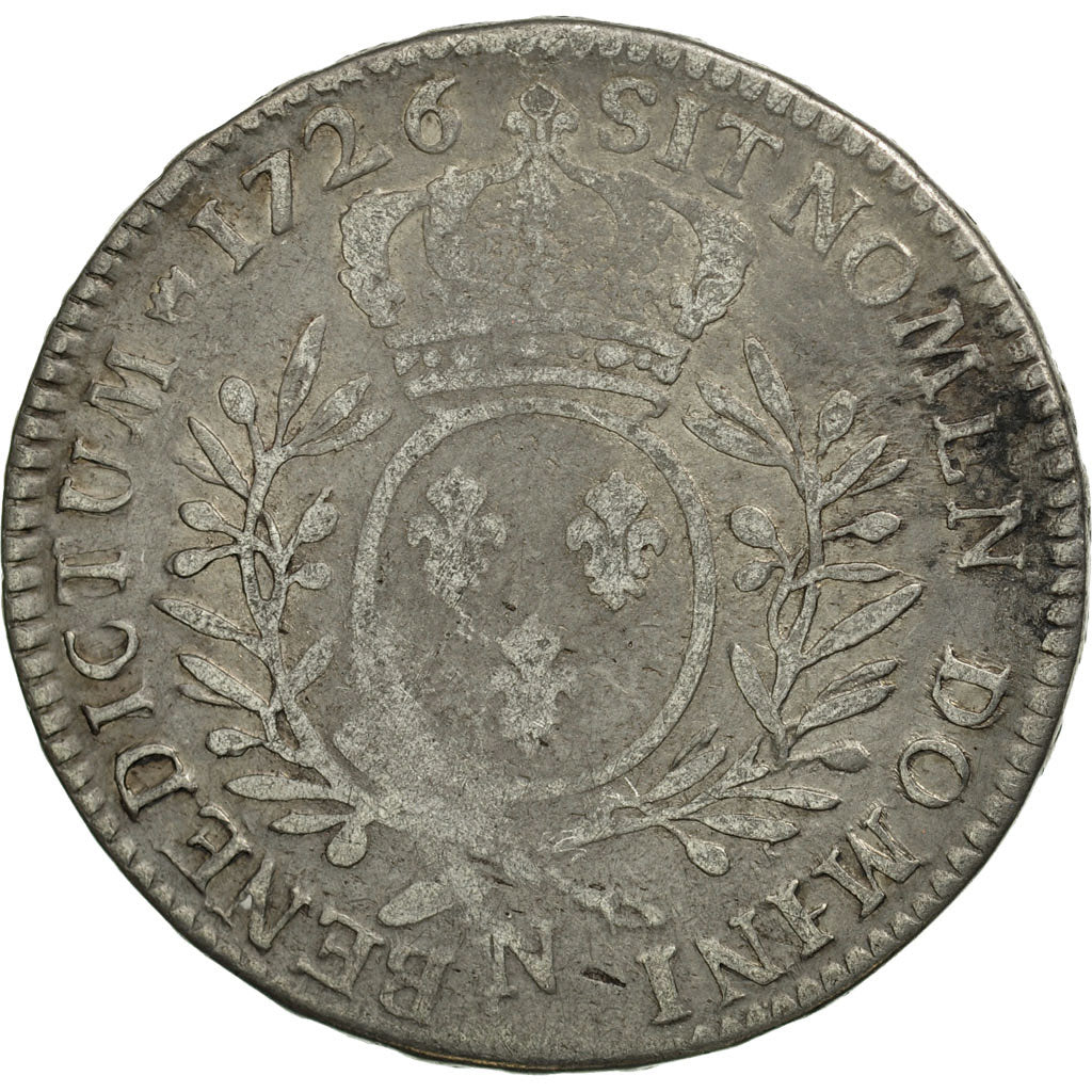 Moneta, Francja, Louis XV, 1/2 Écu aux branches d'olivier, 1/2 ECU, 44 Sols