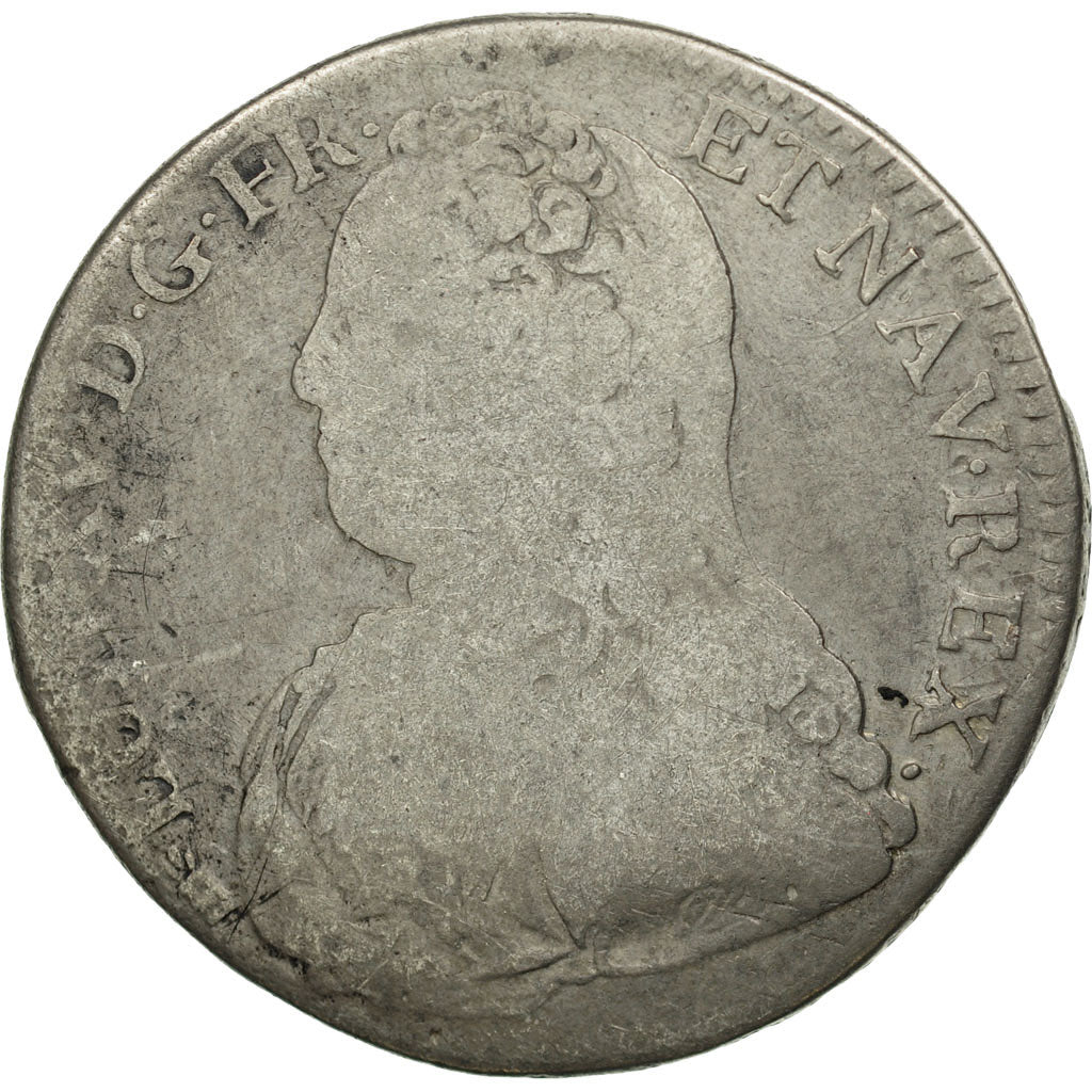 Moneta, Francja, Louis XV, 1/2 Écu aux branches d'olivier, 1/2 ECU, 44 Sols