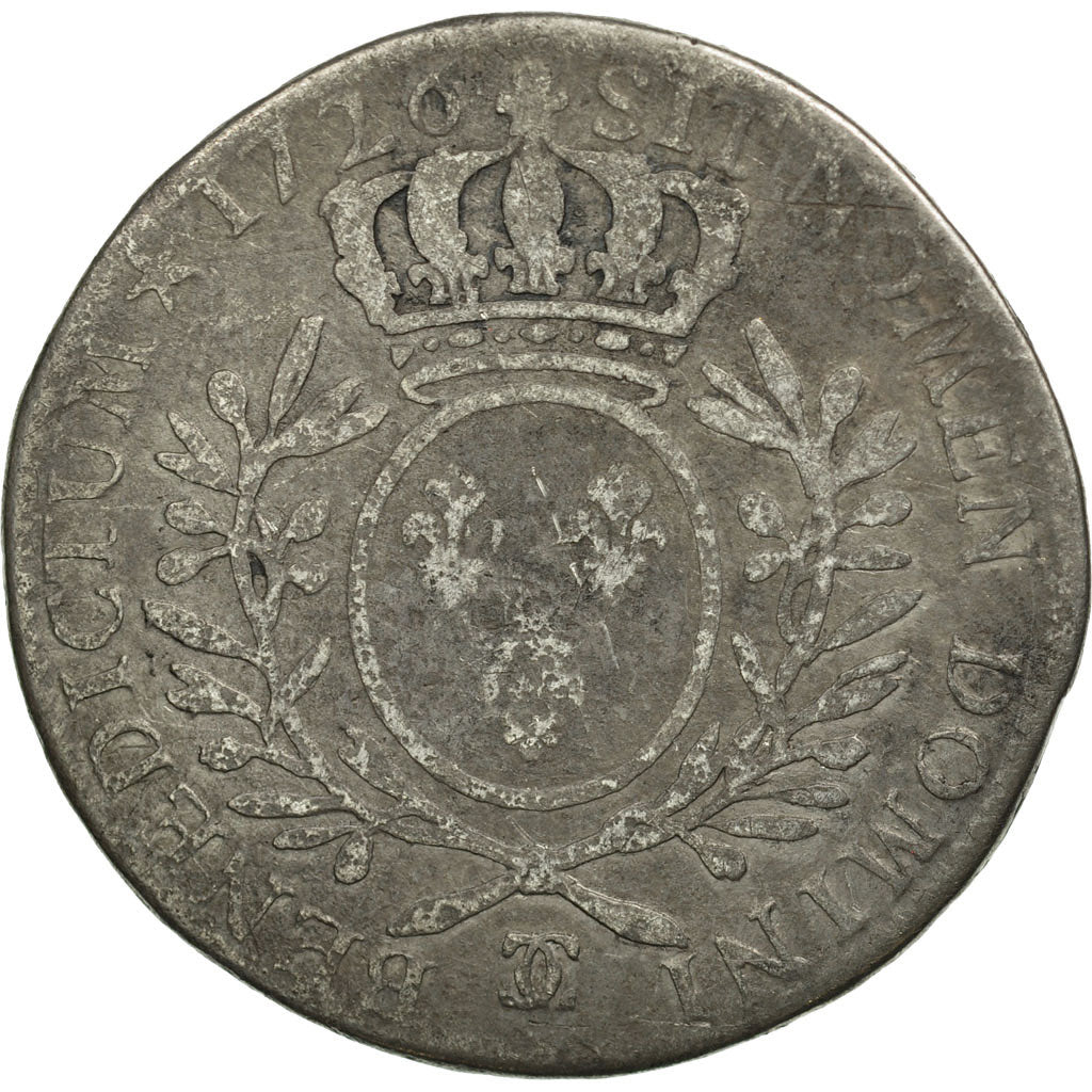 Moneta, Francja, Louis XV, 1/2 Écu aux branches d'olivier, 1/2 ECU, 44 Sols
