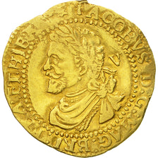 Coin, Great Britain, James I, 1/4 Laurel, 1/4 Laurel, Undated, EF(40-45), Gold