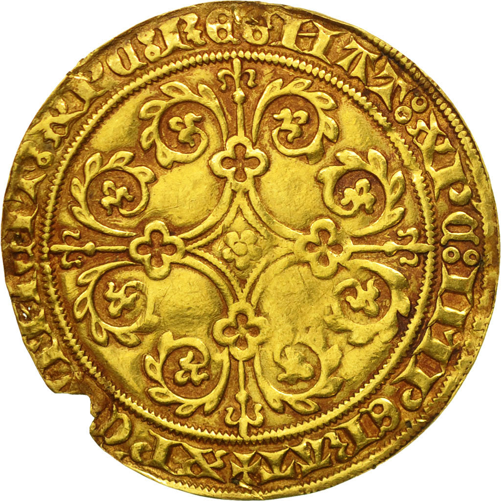 Coin, Belgium, Jeanne and Wenceslas (1355-1383), Pieter d'Or, Undated, Leuven
