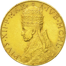 CIUDAD DEL VATICANO, Pius XII, 100 Lire, 1950, EBC, Oro, KM:48