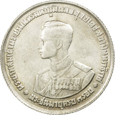 Thailand, Rama IX, 20 Baht, 1963, AU(55-58), Silver, KM:86