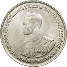 Thailand, Rama IX, 20 Baht, 1963, AU(55-58), Silver, KM:86