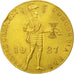 Netherlands, Wilhelmina I, Ducat, 1927, Utrecht, AU(55-58), Gold, KM:83.1a