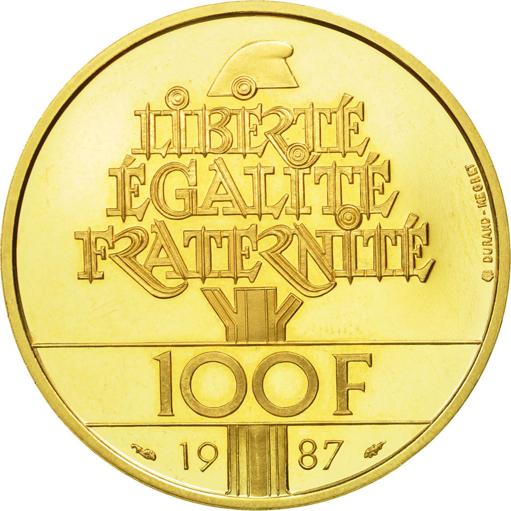 Monnaie, France, 100 Francs, 1987, FDC, Or, KM:962b, Gadoury:902