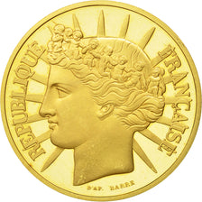 Coin, France, 100 Francs, 1988, MS(65-70), Gold, KM:966b, Gadoury:903
