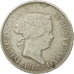 Moneta, Filippine, 50 Centimos, 1868, MB+, Argento, KM:147
