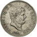 Coin, ITALIAN STATES, NAPLES, Ferdinando II, 120 Grana, 1855, EF(40-45), Silver