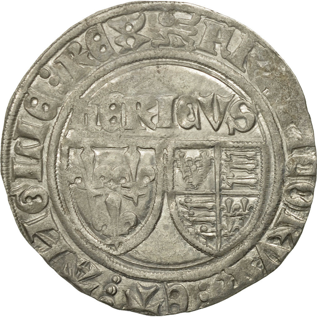 Coin, France, Blanc aux écus, Blanc aux Écus, Undated, Rouen, AU(50-53)