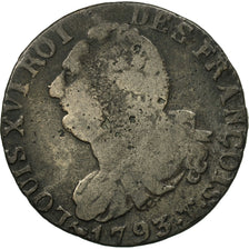 Monnaie, France, 6 deniers françois, 6 Deniers, 1793, Nantes, TB, Bronze