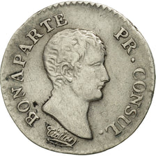 France, Napoléon I, 1/4 Franc, 1803, Paris, EF(40-45), Silver, KM:653.1
