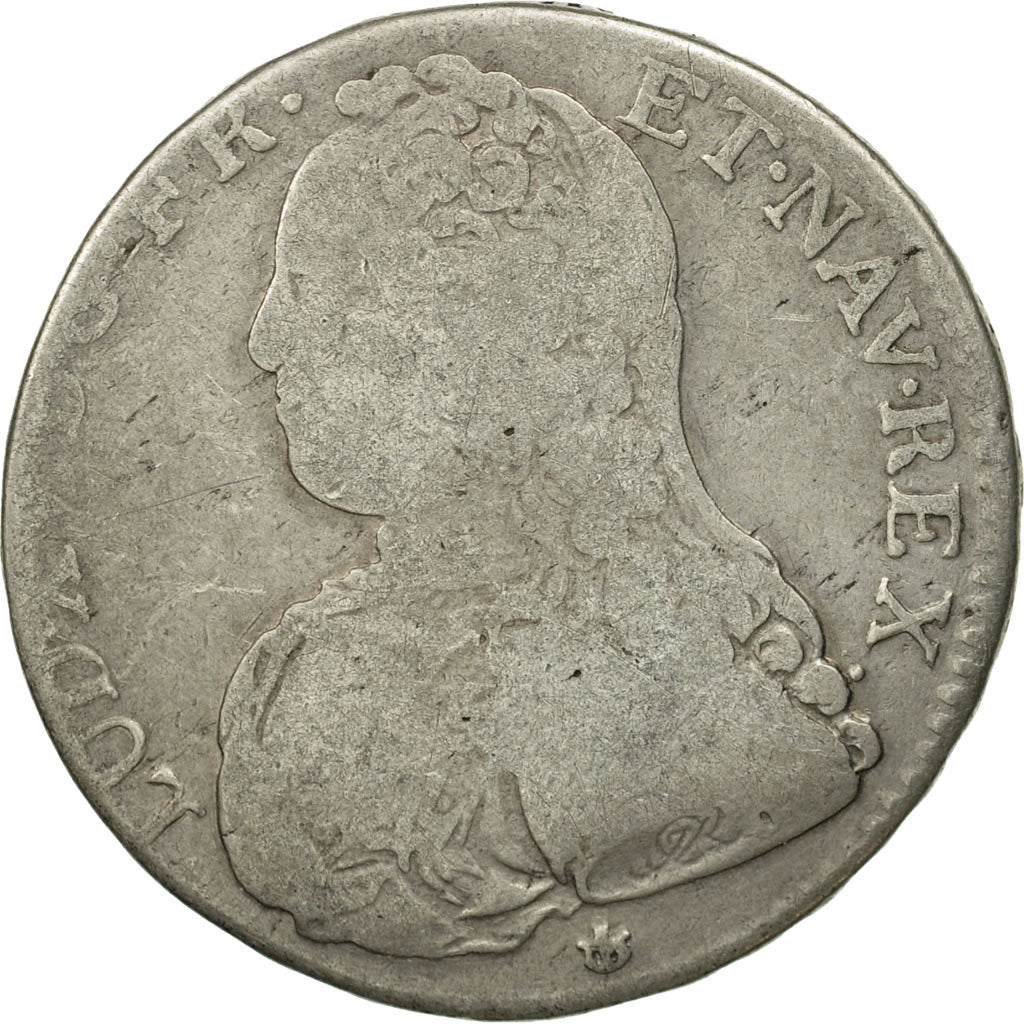 Moneta, Francja, Louis XV, 1/2 Écu aux branches d'olivier, 1/2 ECU, 44 Sols