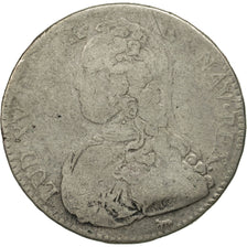 Monnaie, France, Louis XV, 1/2 Écu aux branches d'olivier, 1/2 ECU, 44 Sols
