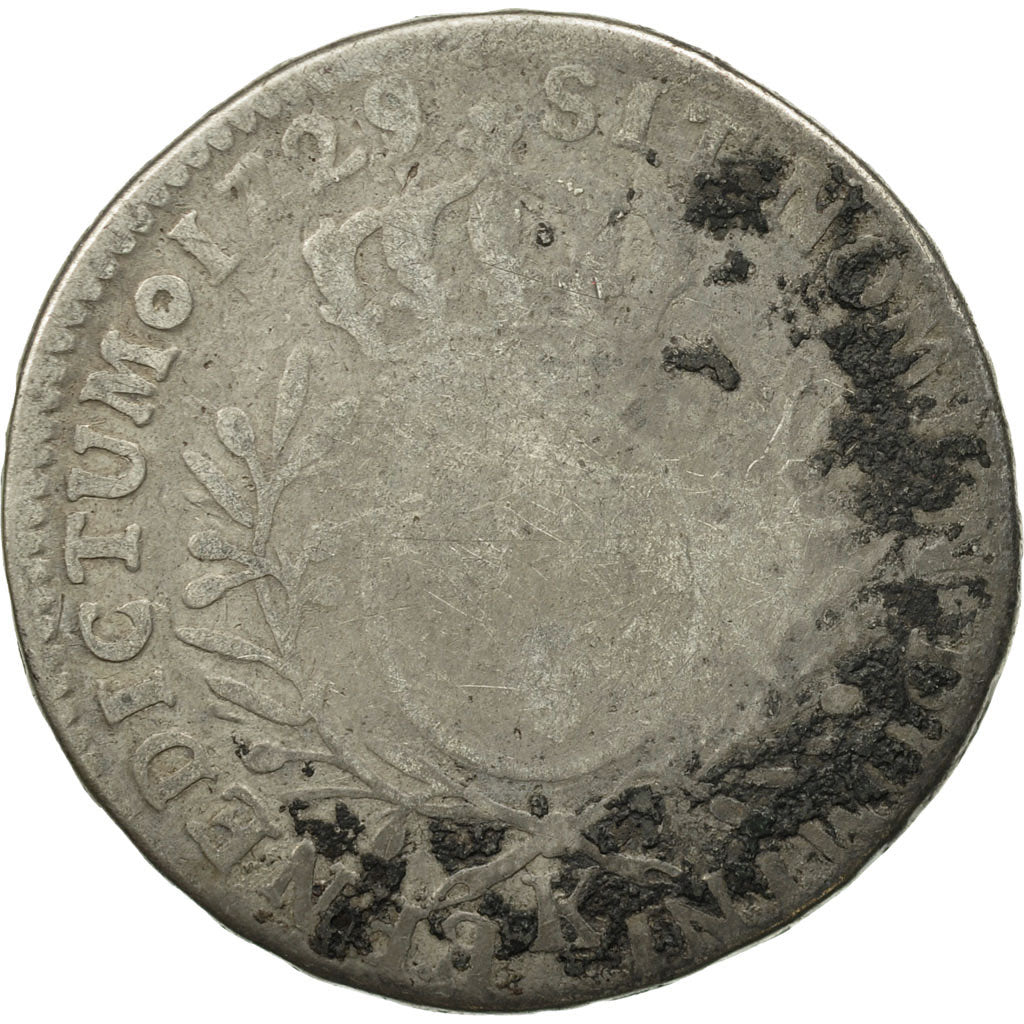 Moneta, Francja, Louis XV, 1/2 Écu aux branches d'olivier, 1/2 ECU, 44 Sols