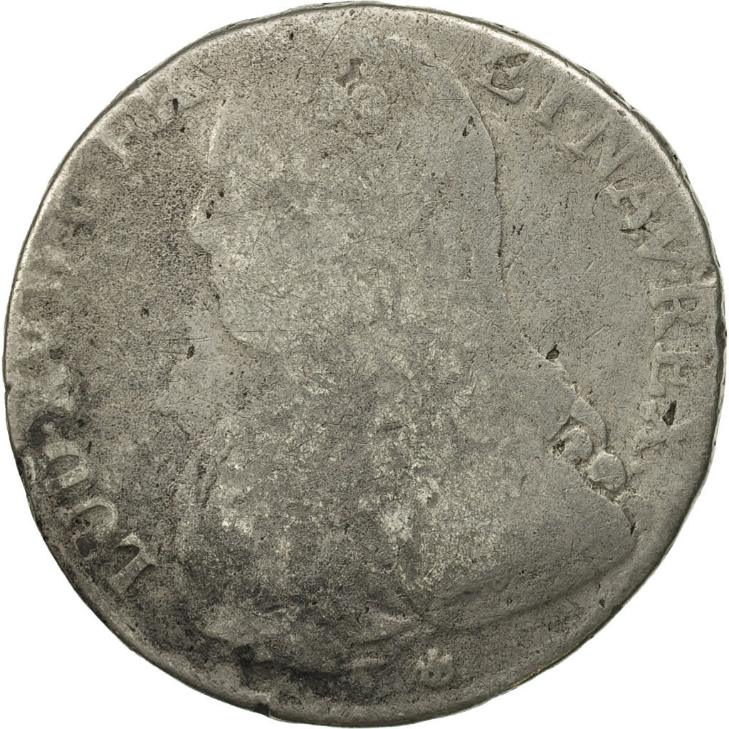 Coin, France, Louis XV, 1/2 Écu aux branches d'olivier, 1/2 ECU, 44 Sols, 1726