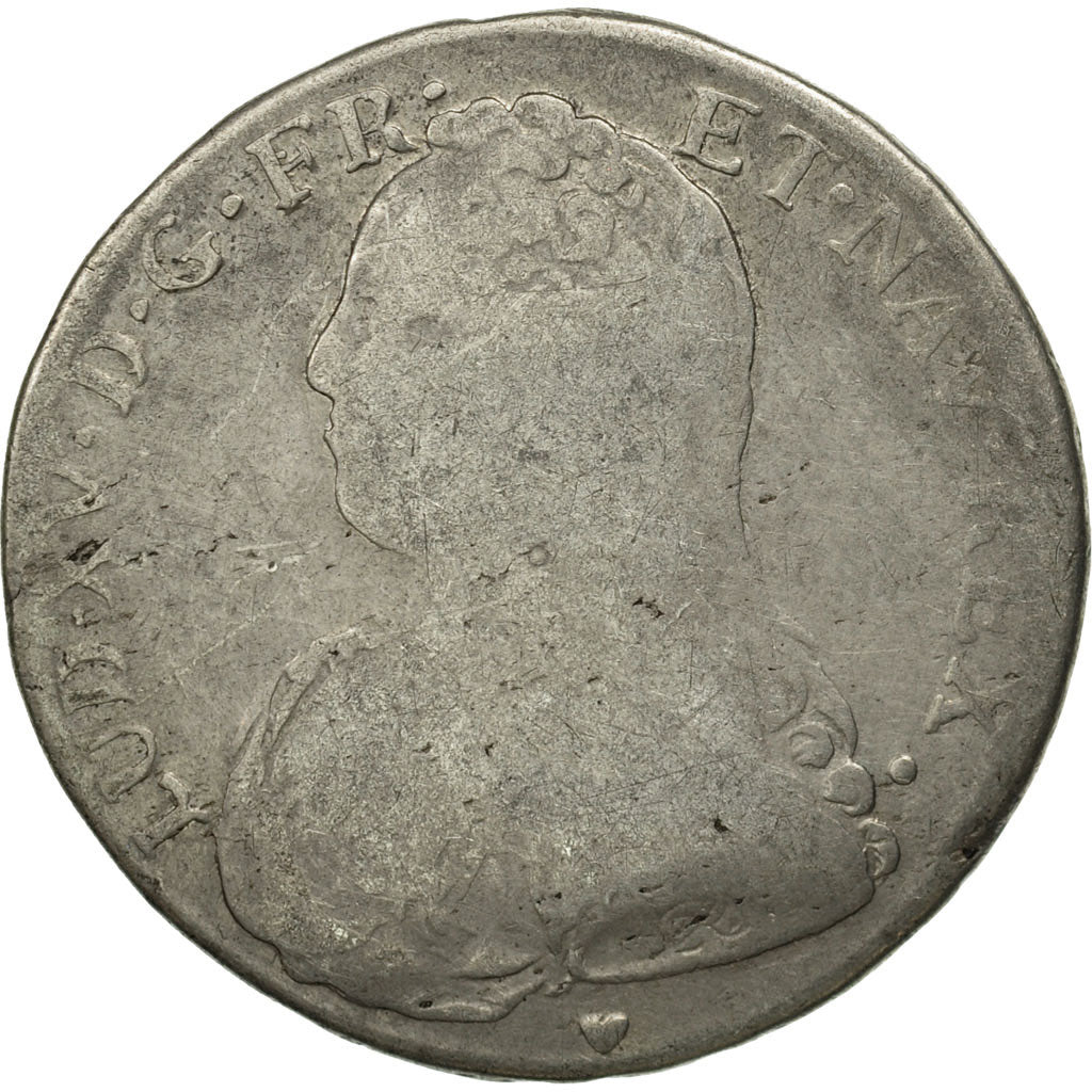 Coin, France, Louis XV, 1/2 Écu aux branches d'olivier, 1/2 ECU, 44 Sols, 1729