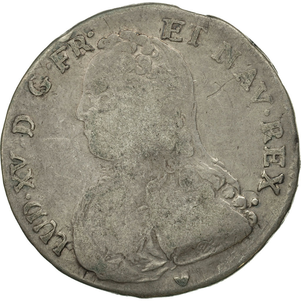 Coin, France, Louis XV, 1/2 Écu aux branches d'olivier, 1/2 ECU, 44 Sols, 1726