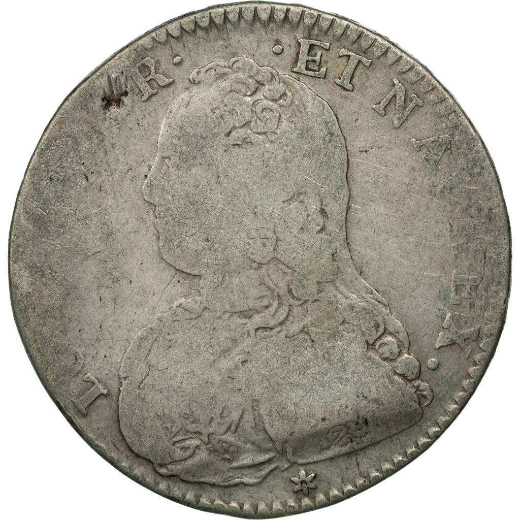 Moneta, Francja, Louis XV, 1/2 Écu aux branches d'olivier, 1/2 ECU, 44 Sols