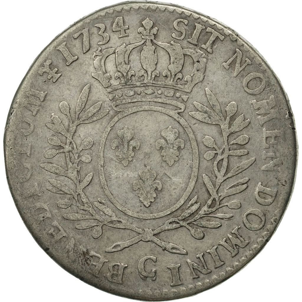 Moneta, Francja, Louis XV, 1/2 Écu aux branches d'olivier, 1/2 ECU, 44 Sols