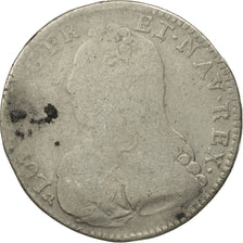 France, Louis XV, 1/2 Écu aux branches d'olivier, 1728, Rouen, KM 484.3