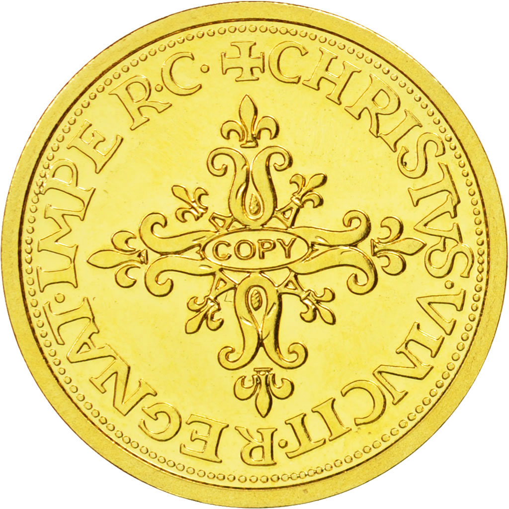 Francia, Medal, Henri III, French Fifth Republic, History, SC, Oro