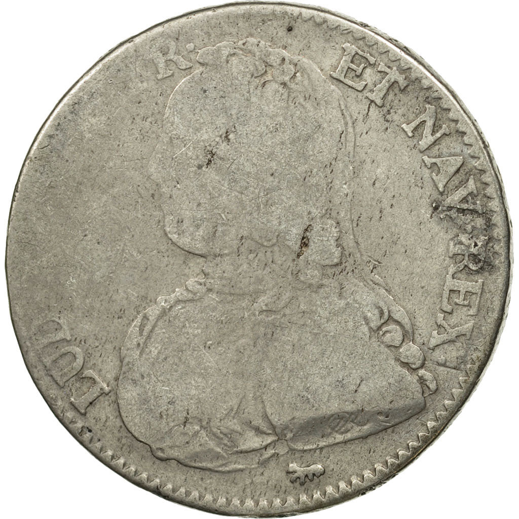Coin, France, Louis XV, 1/2 Écu aux branches d'olivier, 1/2 ECU, 44 Sols, 1726