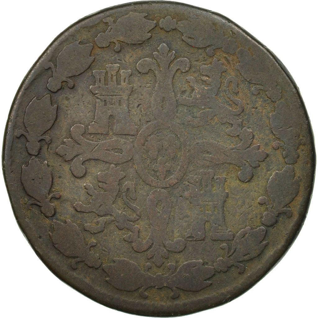 Espagne, Charles III, 8 Maravedis, 1776, Segovia, B+, Cuivre, KM:408.2