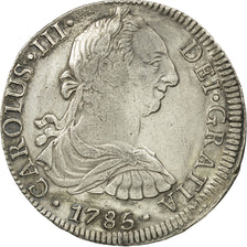 Mexico, Charles III, 8 Réales, 1785, Mexico, EF(40-45), Silver, KM:106.2a