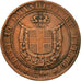 ITALIAN STATES, TUSCANY, Provisional Government, 5 Centesimi, 1859, KM 83