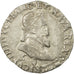 France, Henri IV, Demi Franc, 1600, Bordeaux, AU(50-53), Silver, Sombart 4748