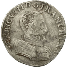 Coin, France, Teston, Teston, 1555, Lyon, VF(30-35), Silver, Sombart:4558