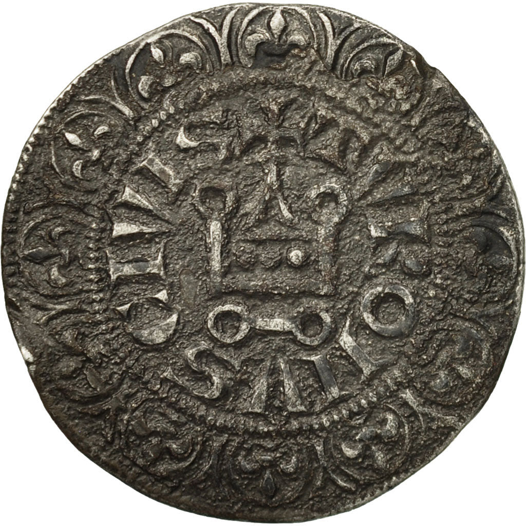 France, Philippe IV Le Bel, Gros Tournois à l'o rond, VF(20-25), Duplessy:213