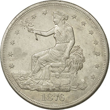 États-Unis, Trade Dollar, U.S. Mint, 1876 San Francisco, SUP, Argent, KM:108