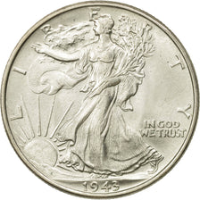 United States, Walking Liberty Half Dollar, 1943, Philadelphia, KM 142