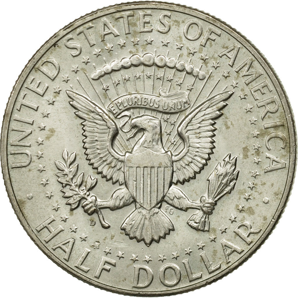 United States, Kennedy Half Dollar, 1964, U.S. Mint, Denver, KM 202