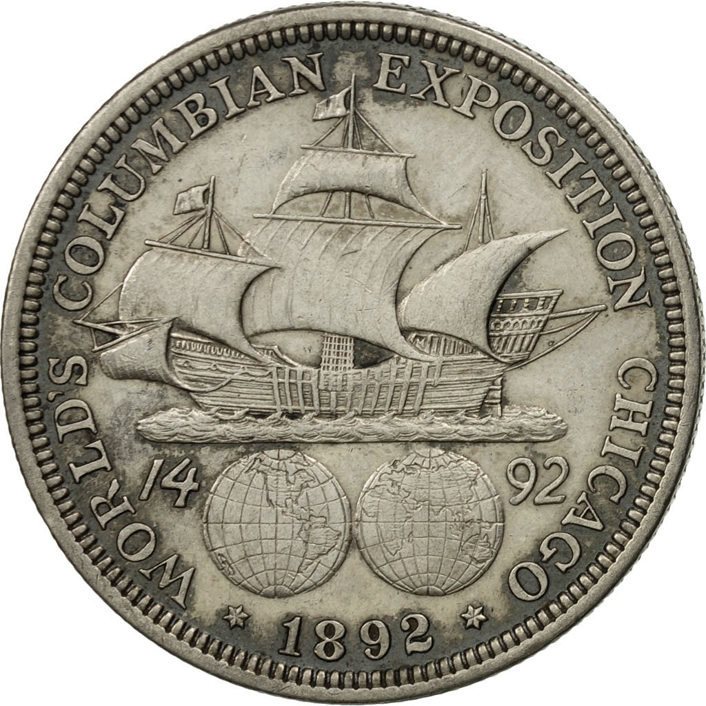 États-Unis, Half Dollar, 1892, U.S. Mint, Philadelphia, TTB+, Argent, KM:117