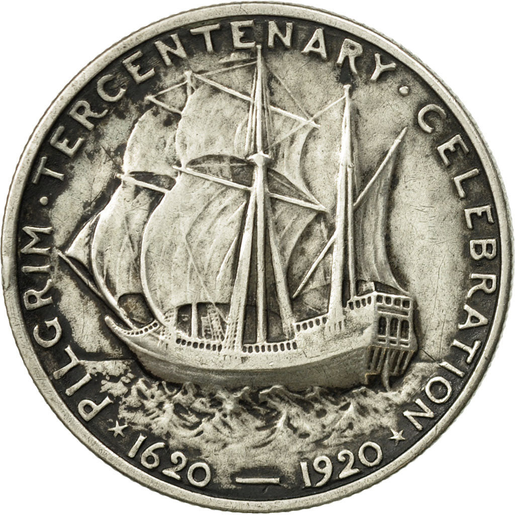 United States, Half Dollar, 1920, Philadelphia, EF(40-45), Silver, KM 147.1