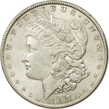 United States, Morgan Dollar, 1887, U.S. Mint, Philadelphia, MS(60-62), KM 110