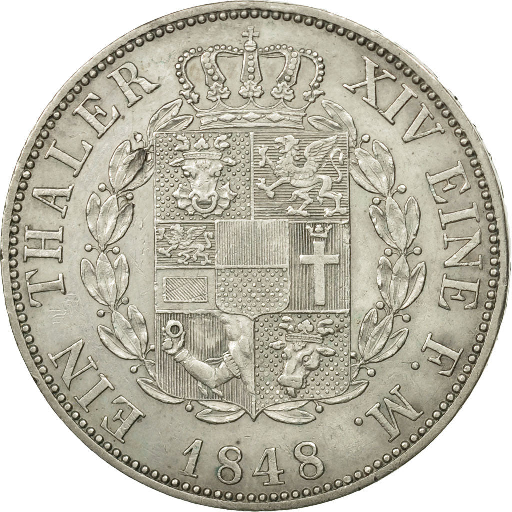 Coin, German States, PRUSSIA, Friedrich Wilhelm IV, Thaler, 1848, Berlin