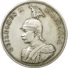 GERMAN EAST AFRICA, Wihelm II, Rupie, 1890, AU(50-53), Silver, KM:2