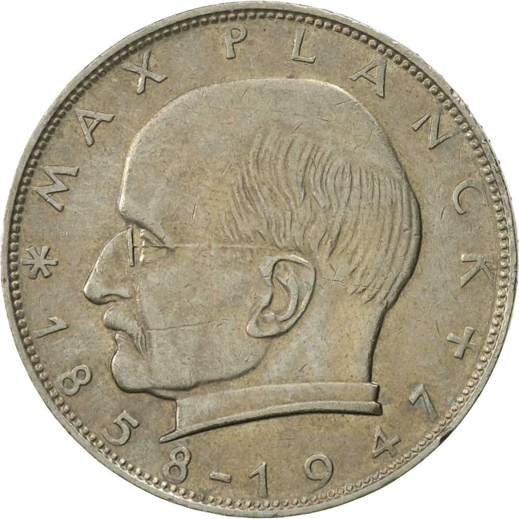 Moneta, Niemcy - RFN, 2 Mark, 1961, Munich, AU(55-58), Miedź-Nikiel, KM:116