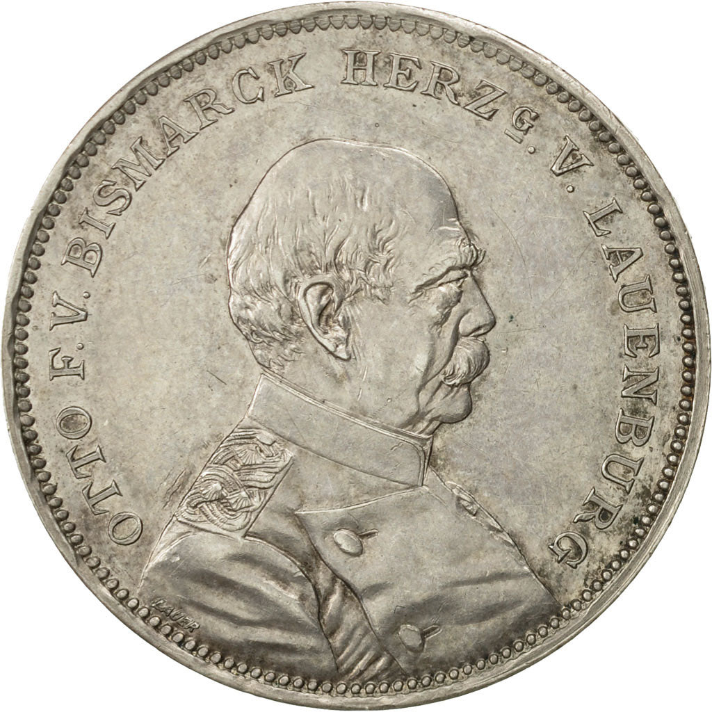 Alemania, Medal, BISMARCK, History, 1894, EBC, Plata