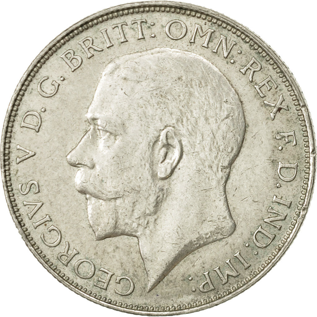Grande-Bretagne, George V, Florin, Two Shillings, 1923, TTB+, Argent, KM:817a