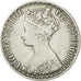 Gran Bretagna, Victoria, Florin, Two Shillings, 1853, MB+, Argento, KM:746.1