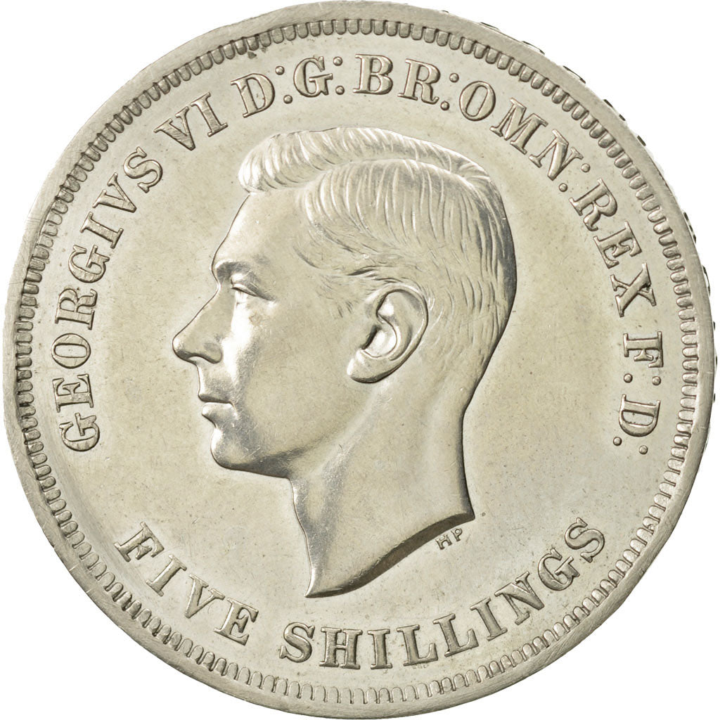 Great Britain, George VI, Crown, 1951, MS(60-62), Copper-nickel, KM:880