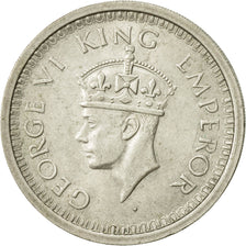 INDIA-BRITISH, George VI, Rupee, 1945, AU(55-58), Silver, KM:557.1