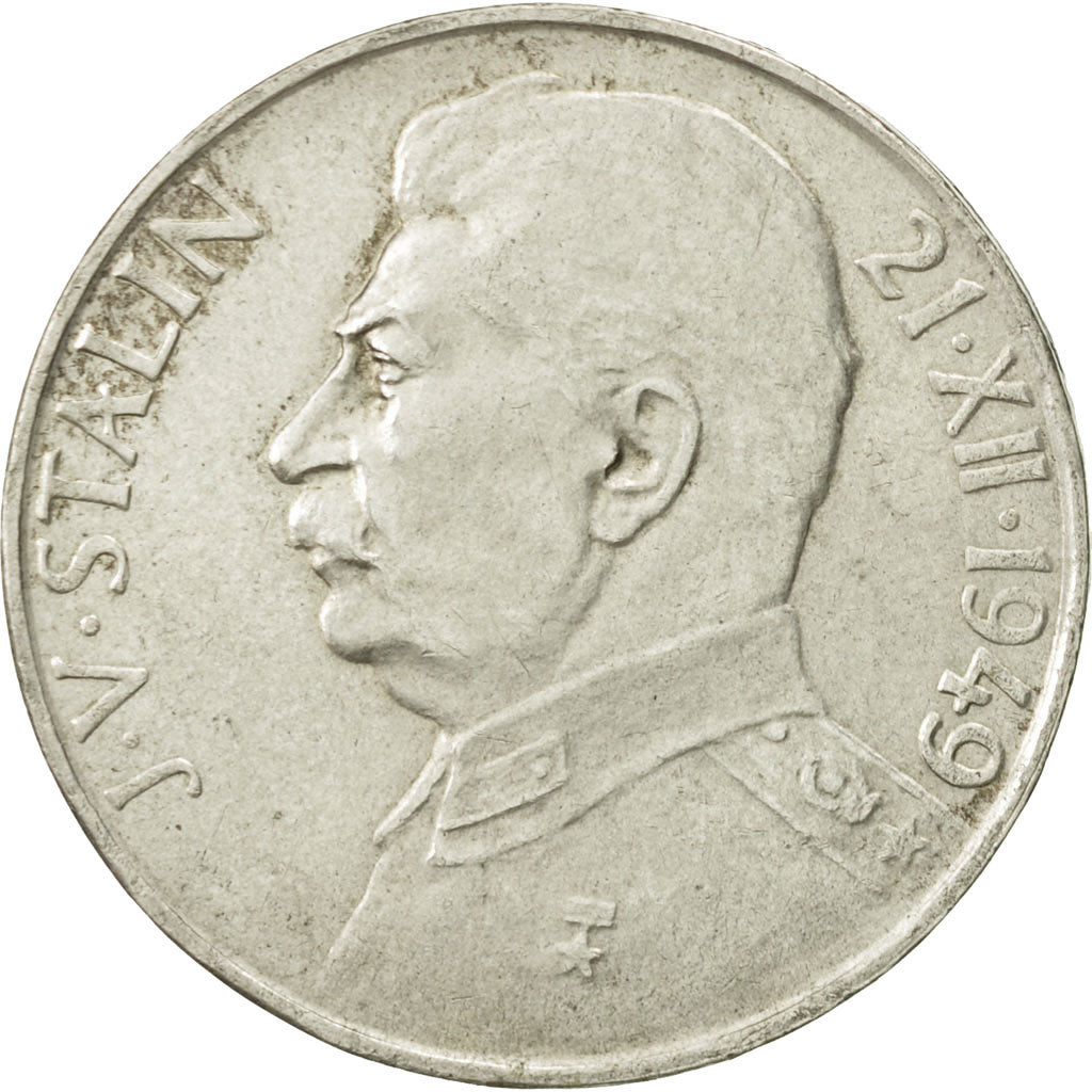 Czechoslovakia, 100 Korun, 1949, AU(50-53), Silver, KM:30