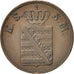 Münze, Deutsch Staaten, SAXONY-ALBERTINE, Friedrich August II, 2 Pfennig, 1853