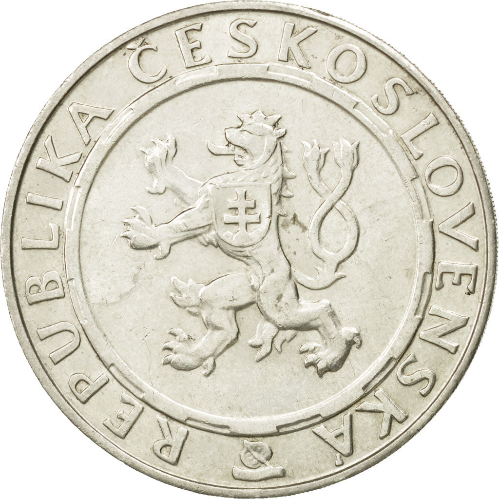 Czechoslovakia, 100 Korun, 1955, EF(40-45), Silver, KM:45